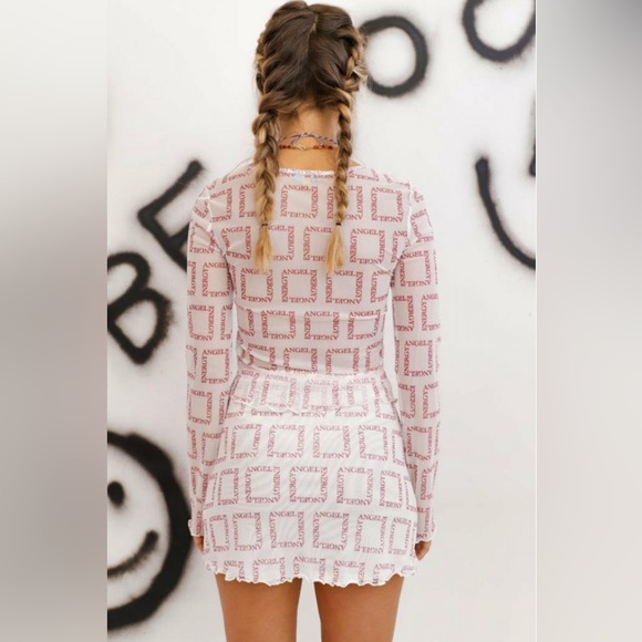 VRG GRL: Angel Energy Mesh Set // White - Picture 3 of 3